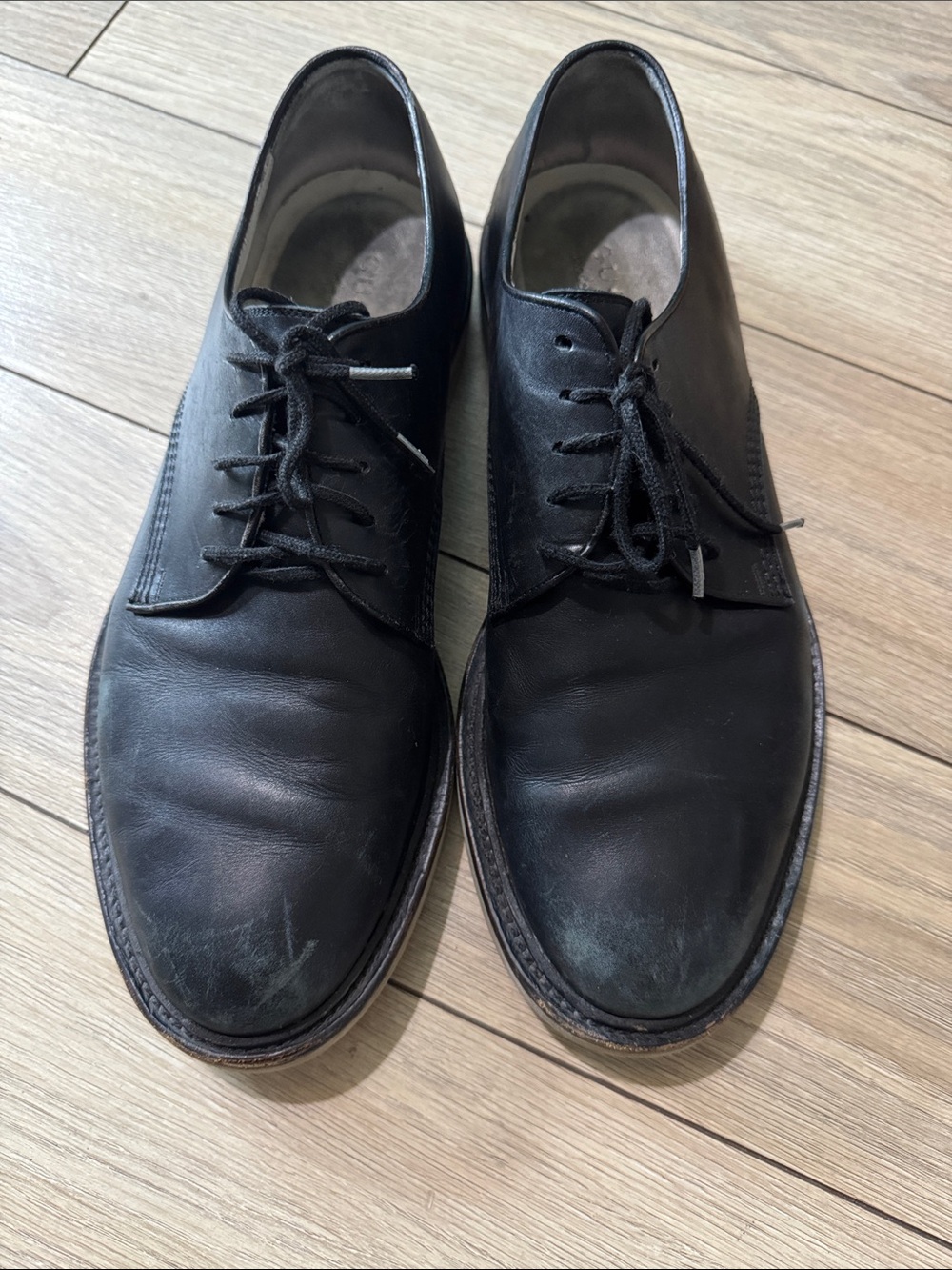 Gucci Men's Black Leather Oxford Shoes